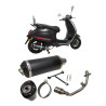 uitlaat Power1 euro-4 Evo-1 zwart primavera, sprint, zip 4t