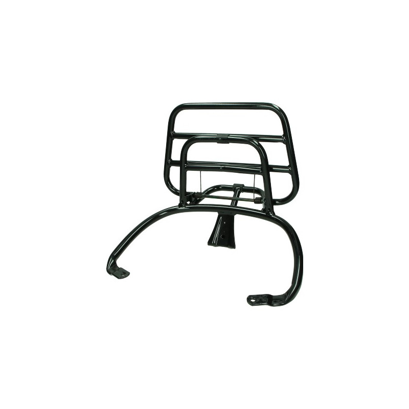 rear carrier Regia foldable First Class First Class (made in EU) black high solid elettrica, vespa, Primavera, sprint