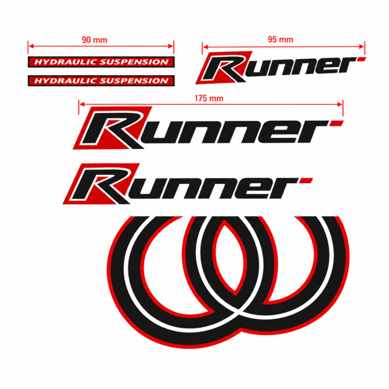 sticker set Piaggio original SP PRO gilera, runner 50/125/180/200 577973