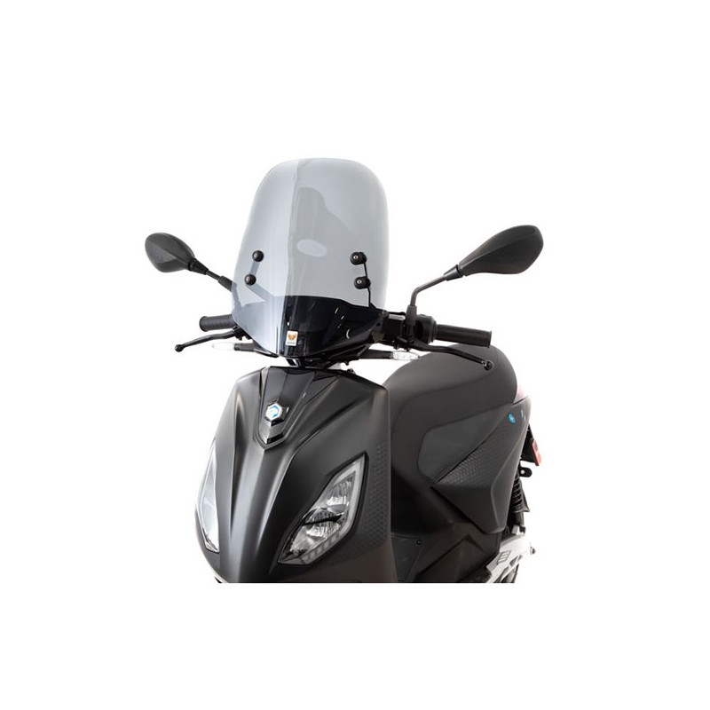 windshield Isotta with mounting set low smoke Piaggio1+ (one) op op