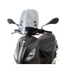 windscherm isotta met bevestigingsset laag smoke Piaggio1+ (one) op op