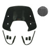 windshield Regia with mounting set low (made in EU) carbon sprint