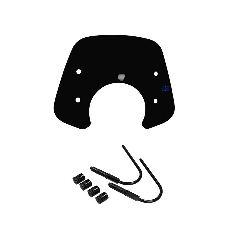 windshield Regia with mounting set low (made in EU) gts 125cc, gts 250cc, gts 300 HPE