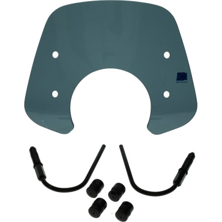 windshield Regia with mounting set low (made in EU) smoke gts 125cc, gts 250cc, gts 300 HPE