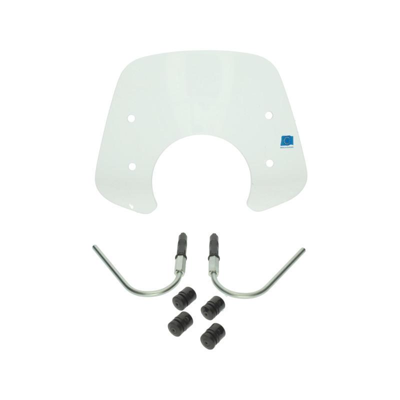 windshield Regia with mounting set low (made in EU) gts 125cc, gts 250cc, gts 300 HPE