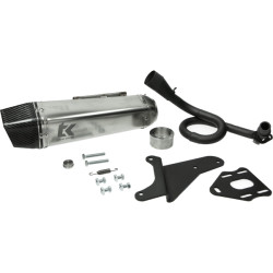 uitlaat Turbokit euro-5 GP PRO piaggio 50cc alu/carbon zip 4t