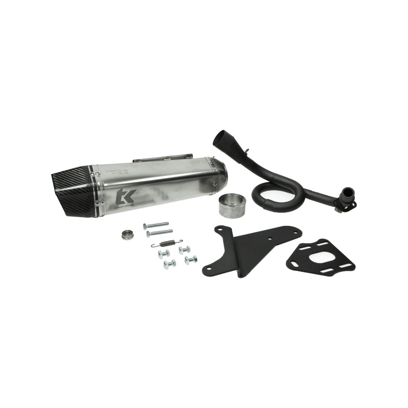 uitlaat Turbokit euro-5 GP PRO piaggio 50cc alu/carbon zip 4t