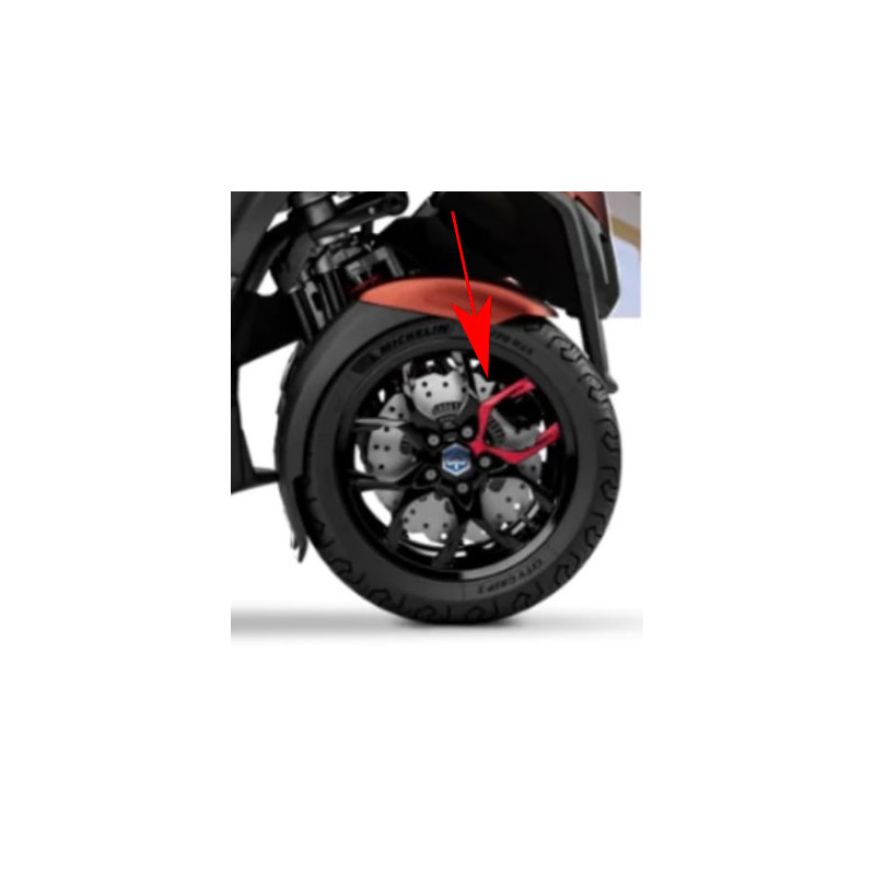 sticker Piaggio original front wheel piaggio red mp3, mp3 530 HPE 2h005176000a1