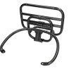 rear carrier Piaggio original foldable black gloss gts 125cc, gts 250cc, gts 300 1b000681
