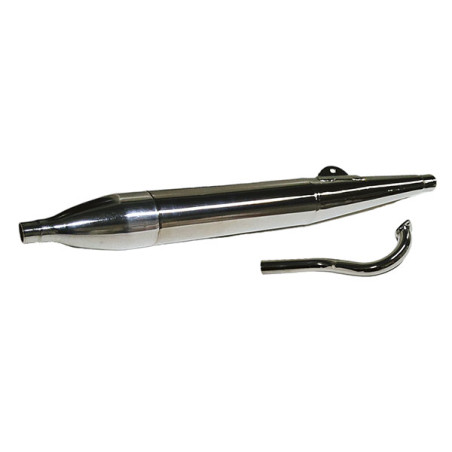 exhaust Jamarcol with bend cigar model cigar 28mm chrome puch maxi