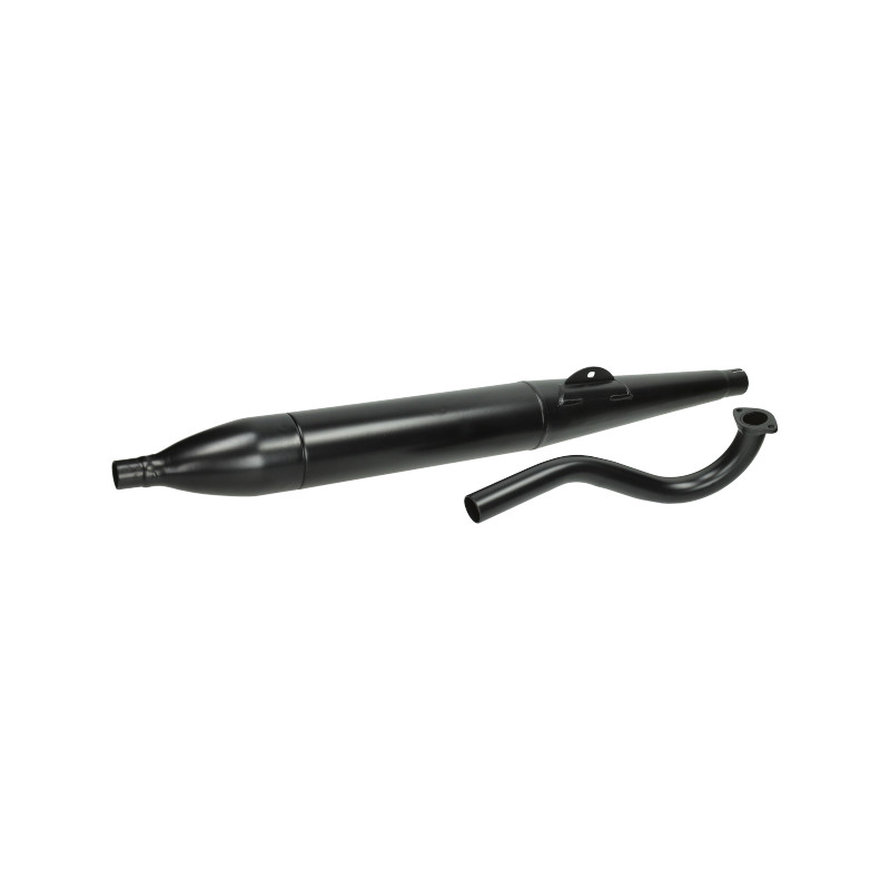 exhaust Jamarcol with bend cigar model cigar 28mm black satin puch maxi