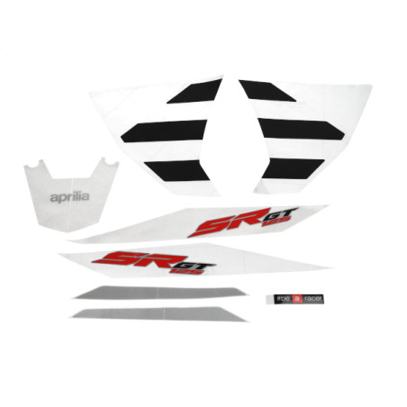stickerset Piaggio origineel aprilia, sr 125/200 2h004784000a4