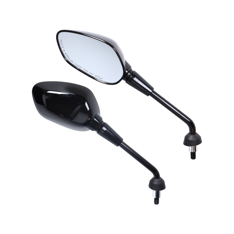 mirror set e-approval original model Euro-5 (2024) m10 black gloss gts 125cc, gts 300, gts 310, Primavera, sprint 4t, vespa