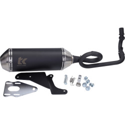 exhaust Turbokit e-approval euro-5 gmax black alu gmax, sprint, Primavera m4t210