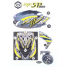 stickerset GP1 piaggio geel fluor 16-delig zip 2t , zip 4t