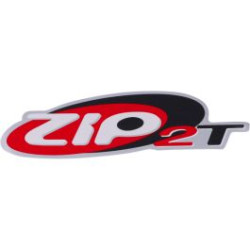 embleem Piaggio origineel zijscherm zwart/rood zip2t 672322