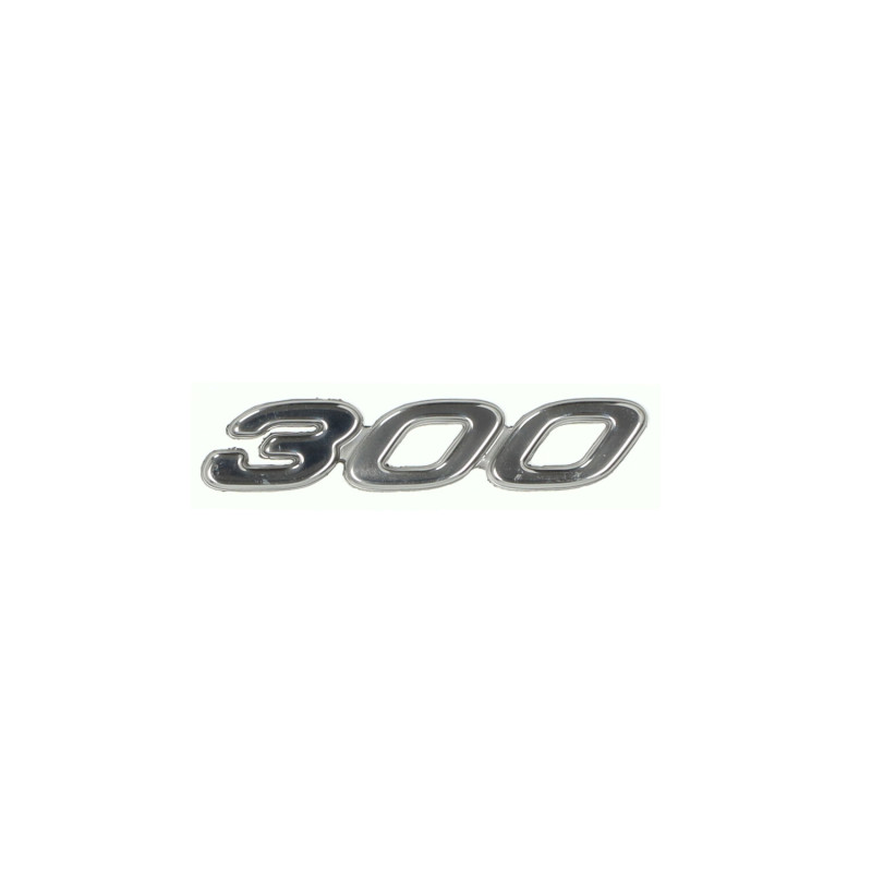 embleem Piaggio origineel woord [300] vespa chroom gts 300 2h003205