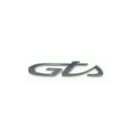 embleem Piaggio origineel woord [gts] zijscherm gts 125cc, gts 300 2h003198