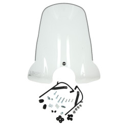 windshield Sym original with mounting set high clear fiddle 2 sy530-ala-00l