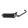 exhaust Jamarcol (model akrapovic) black/black fiddle 2