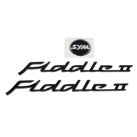 embleemset sym zwart 3-delig fiddle 2