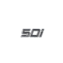 emblem Sym original word [50i] euro-4/5/5+ chrome mio 50i 87130-xla-000