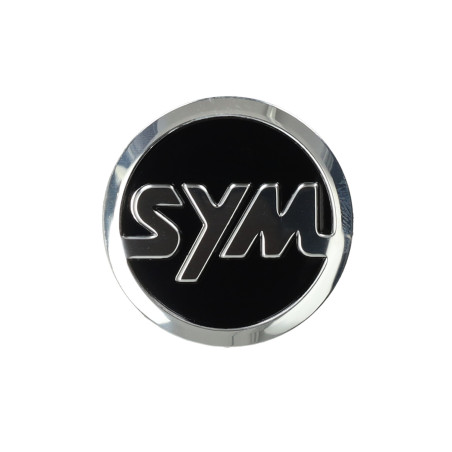 embleem Sym origineel logo voorscherm 40mm sco sym 4t 87554-aza-000