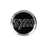 emblem Sym original logo front cover 40mm sco sym 4t 87554-aza-000