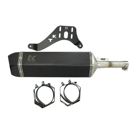 uitlaat Turbokit rvs zwart/carbon sym maxsym 600i m4t162-h7k