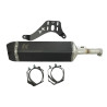 uitlaat Turbokit rvs zwart/carbon sym maxsym 600i m4t162-h7k
