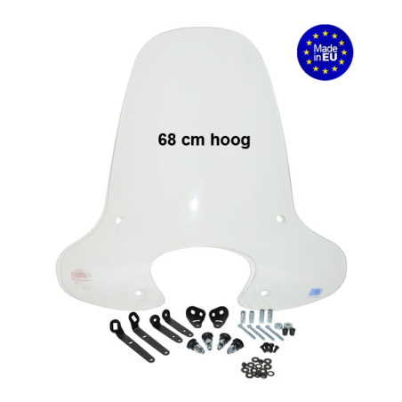 windscherm Regia met bevestigingsset hoog (made in EU) new classic bellagio/iva-firenzo/razzo-vinice/berini-classic/gt- 68cm hel