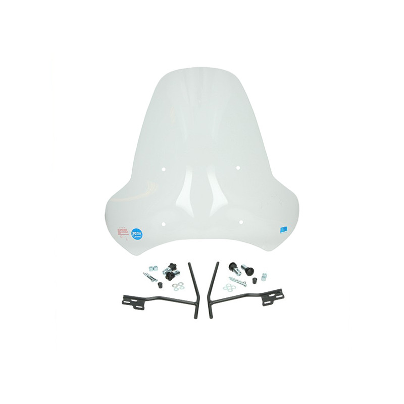 windshield Regia with mounting set + mounting kit (made in EU) iva-venti/btc old classic 73cm agm, dolce vita, pico, trendy
