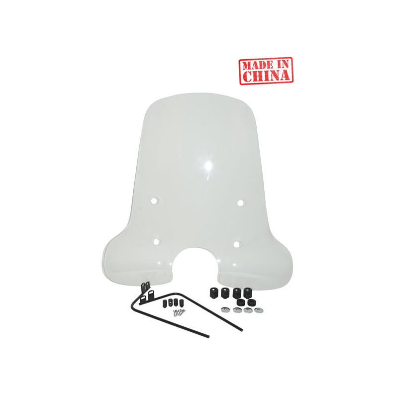 windscherm DMP met bevestigingsset hoog helder agm Retro, BTC Grande Retro Old, china retro/torino, grande retro