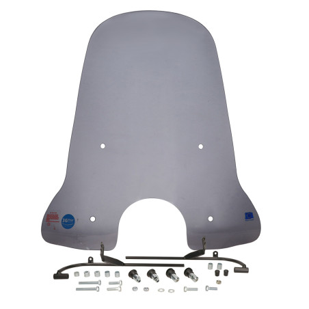 windshield Regia with mounting set high (made in EU) smoke BTC Riva, china lx/napoli, gts toscana, vx50
