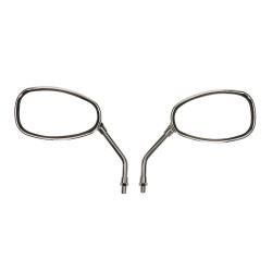 spiegelset ovaal e-keur 10mm chroom agm Retro, china retro/torino, grande retro