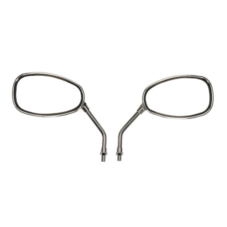 spiegelset ovaal e-keur 10mm chroom agm Retro, china retro/torino, grande retro