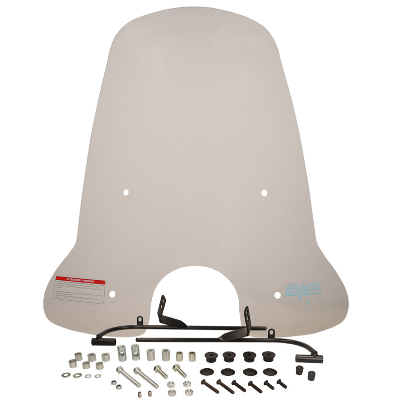 windscherm DMP met bevestigingsset hoog RST ronde koplamp helder china lx/napoli, gts toscana, riva, vx50