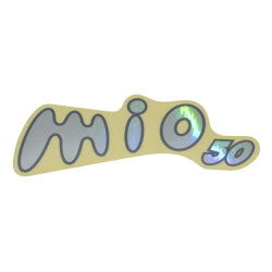 sticker Sym origineel zijscherm woord [mio50] Sym rechts chroom 87125-a7a-000