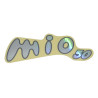 sticker Sym origineel zijscherm woord [mio50] Sym rechts chroom 87125-a7a-000