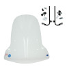 windshield Regia with mounting set high (made in EU) 71cm clear mio