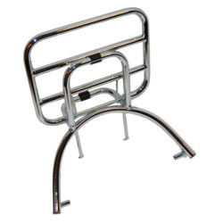 achterdrager Regia opklapbaar (made in EU) Sym chroom mio