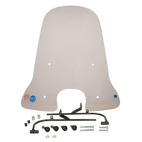 windshield Regia with mounting set high (made in EU) mod. orig 73cm clear fiddle 3