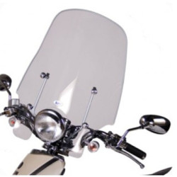 windshield Sym original with mounting set high 47.5cm clear allo sy530-z4a-00l
