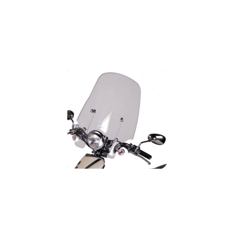 windscherm Sym origineel met bevestigingsset hoog 47.5cm helder allo sy530-z4a-00l