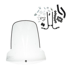 windshield Sym original with mounting set high 70.5cm clear mio 50i sy530-fsa-00l