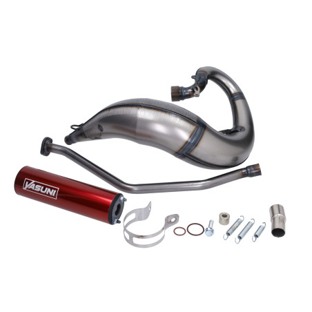 exhaust Yasuni Cross ML red beta rr50, enduro, minarelli am6 tub807te-b57