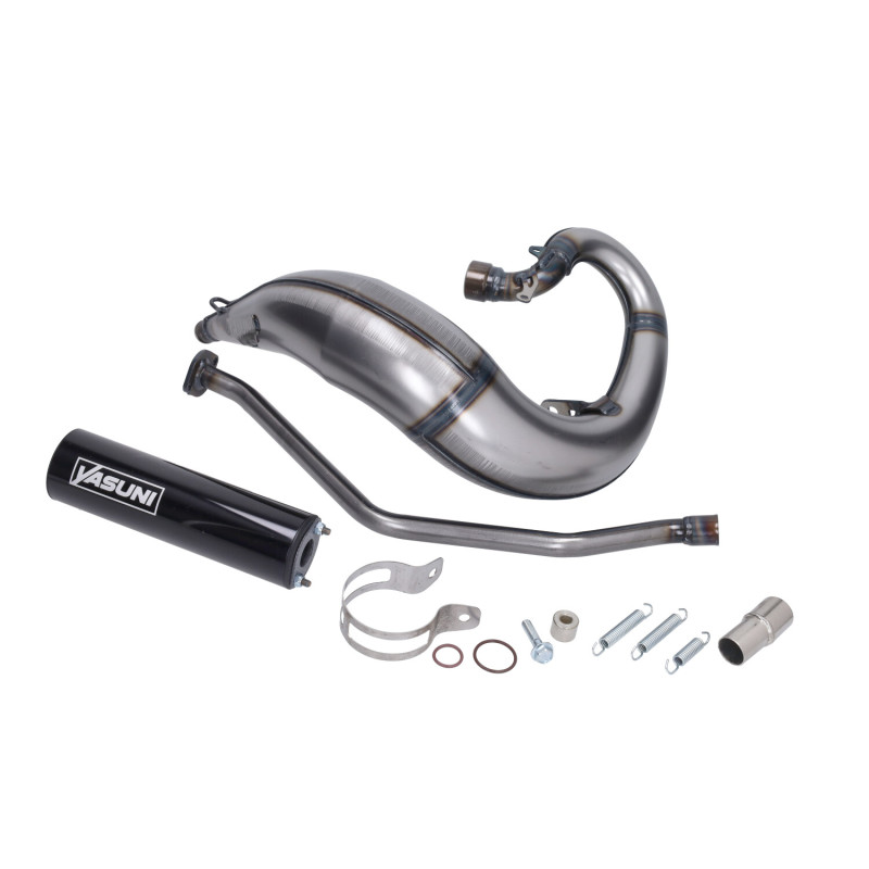 exhaust Yasuni Cross ML black beta rr50, enduro, minarelli am6 tub807th-b57