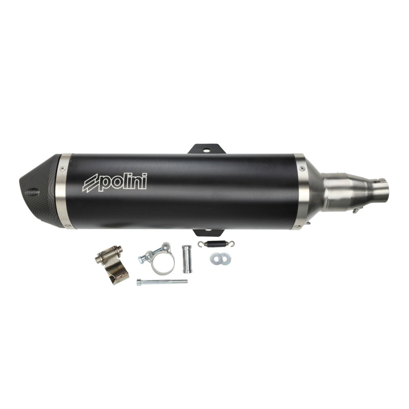 exhaust Polini euro-4 racing piaggio black mp3 500cc 190.0065