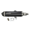 uitlaat polini euro-4 racing RVS piaggio zwart mp3 500cc 190.0065