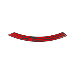 sticker Piaggio origineel voorwiel rood 1 stuks mp3 500cc, mp3-350cc, mp3-400cc 2h002532
